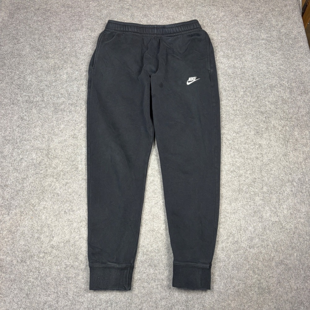 Nike Sportswear Club Fleece Joggers Mens Medium Black Sweatpants BV2671-010